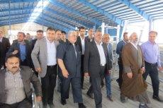 بازدید وزیر جهاد کشاورزی از طرح توسعه دشت راین تاکستان