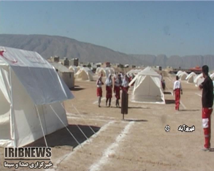 مانور اسکان و تغذیه در فیروزآباد