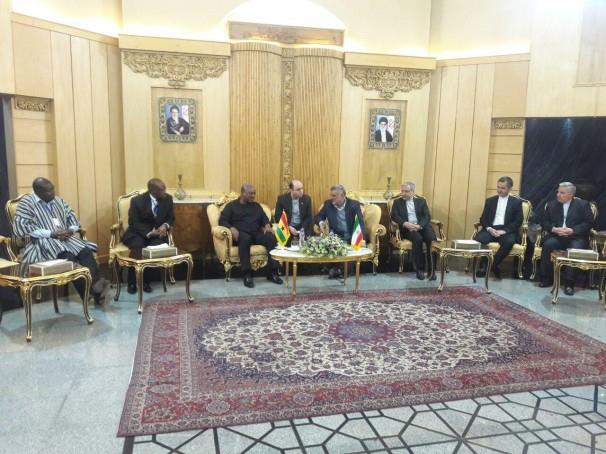 ورود رئیس‌جمهور غنا به تهران