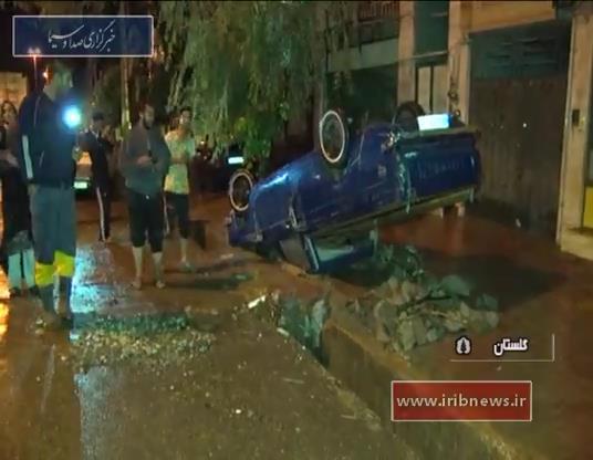 خسارت 32 میلیارد تومانی سیلاب در گلستان