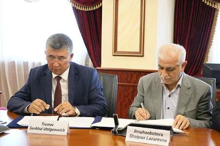 امضا تفاهم نامه همکاری علمی و فنی ادارات کشاورزی مازندران و منگستائو قزاقستان