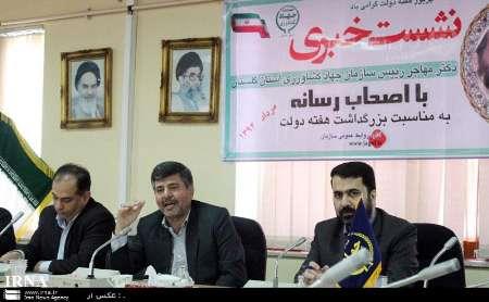 211 پروژه جهادکشاورزی گلستان درهفته دولت بهره برداری می شود