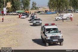 مانور اسکان و تغذیه اضطراری شرق فارس در داراب