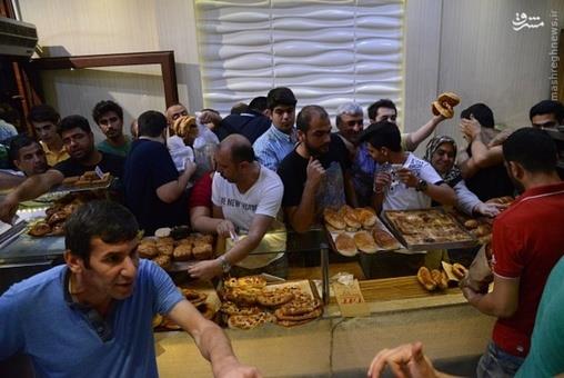 هجوم مردم ترکیه برای خرید نان