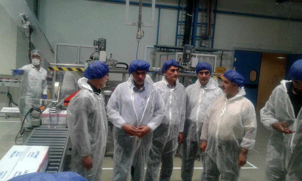 بازدید معاون وزیر جهادکشاورزی از کارخانه شیر خشک زاگرس در چهار محال و بختیاری