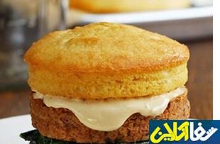 یک «برگر گیاهی» با لوبیا چشم بلبلی