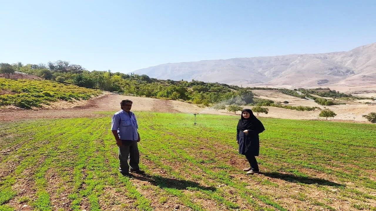 بهره برداری از طرح آبیاری تلفیقی روستای الیکوه شهرستان اردل