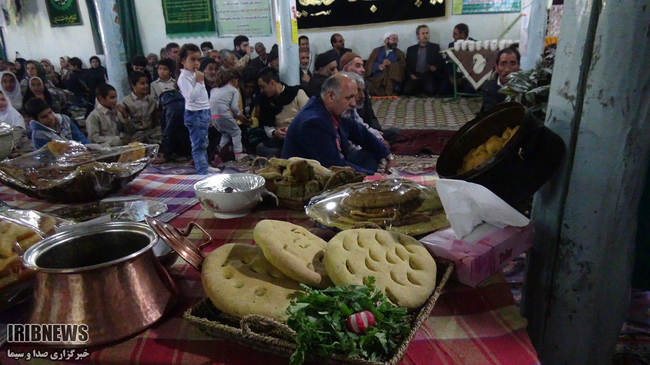 جشنواره غذای سالم با محوریت تغذیه سالم و سلامتی در روستای حاج بیگی بخش کدکن