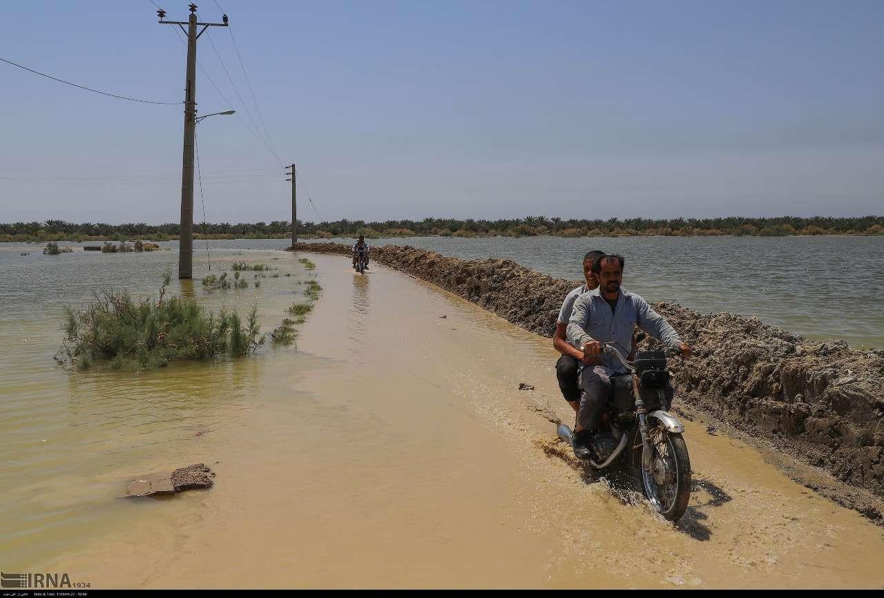 آب از 35هزار هکتار زمین کشاورزی سیل زده خوزستان خارج شد